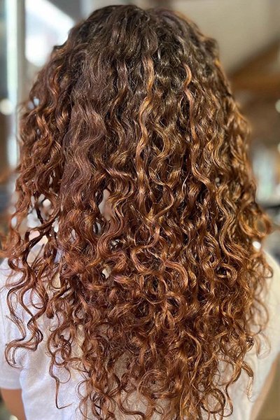 Curly Hair at Combers Hairdressing in Somerset