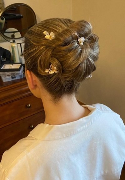 RETRO BRIDAL HAIRSTYLES AT COMBERS HAIRDRESSERS IN TAUNTON
