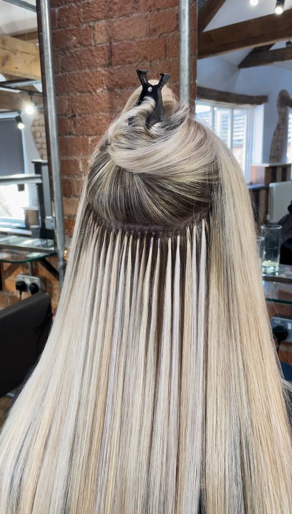 bonded hair extensions at combers hairdressers taunton bonded hair extensions at combers hairdressers taunton