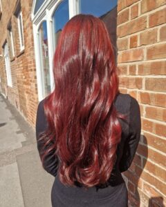 Long layers at Combers salon in Taunton