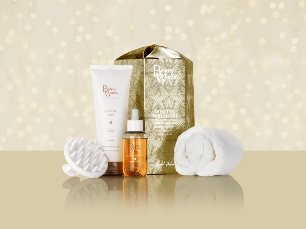 Beauty Works winter wellness gift set at Combers Salon in Taunton