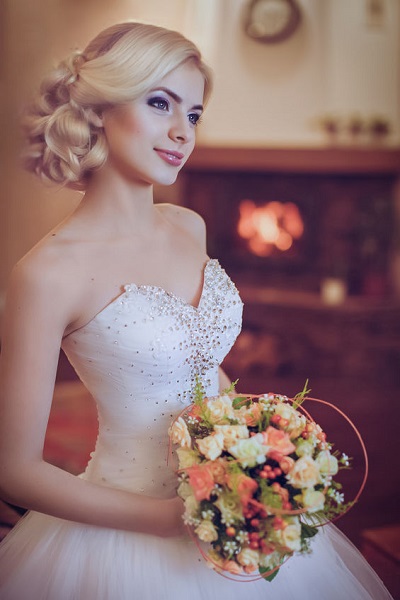 wedding hair at combers salon taunton